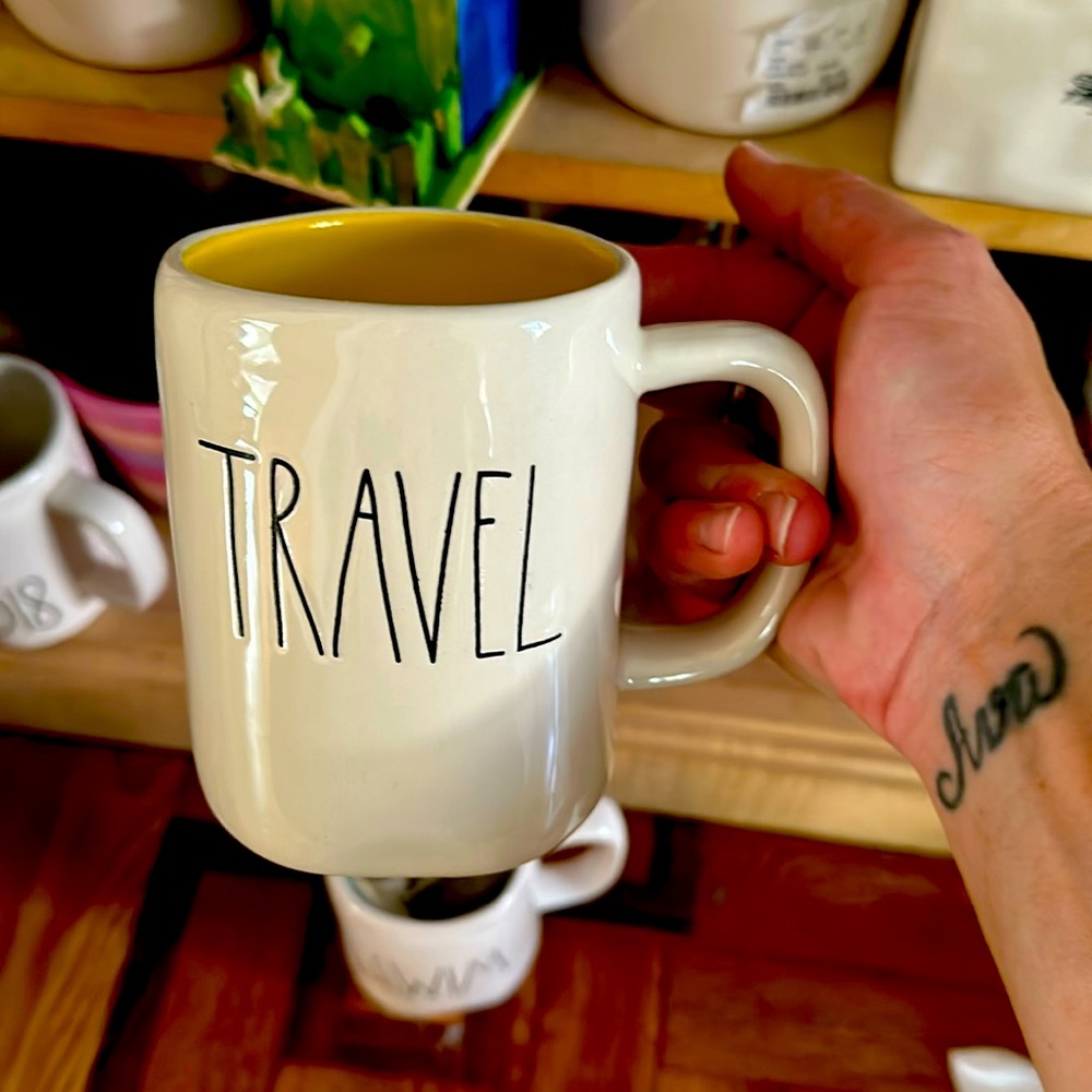 Rae Dunn travel mug